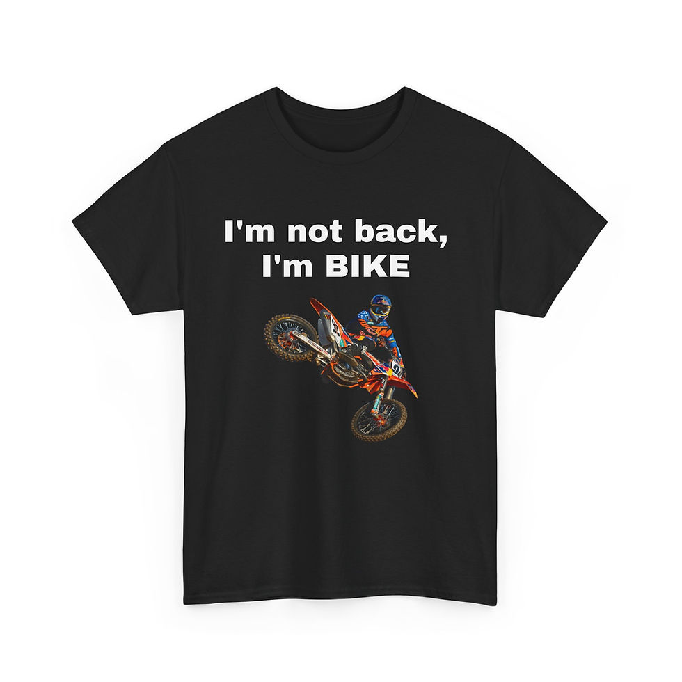 Thumbnail: "I'm Bike" Unisex Heavy Cotton Tee