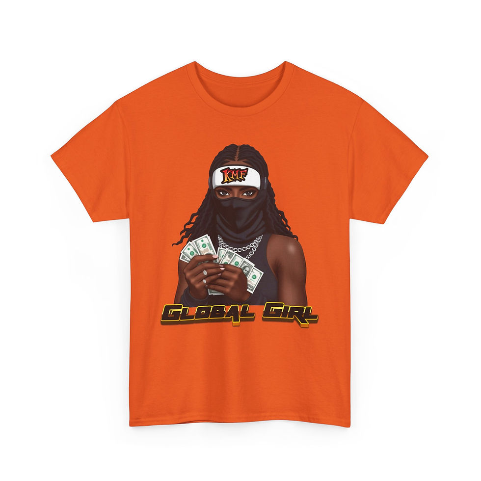 Thumbnail: 'Global Girl' Unisex Heavy Cotton Tee 