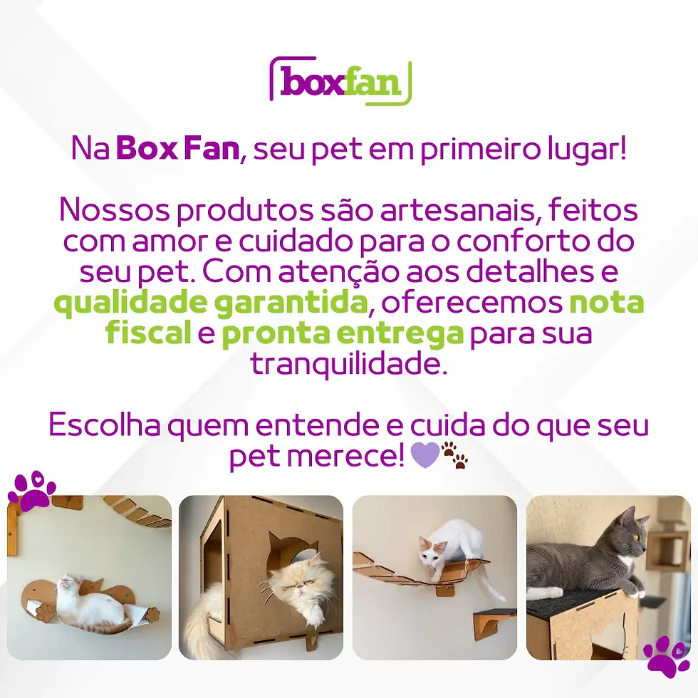 Miniatura: Kit Playground Gatos 19 pçs Arranhador Parede Brinquedo Gato Nicho Toca Casinha