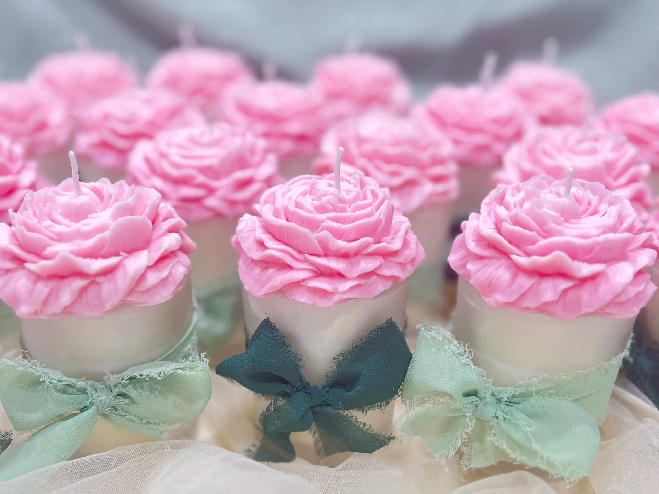 Custom Candle in Frosted Jar