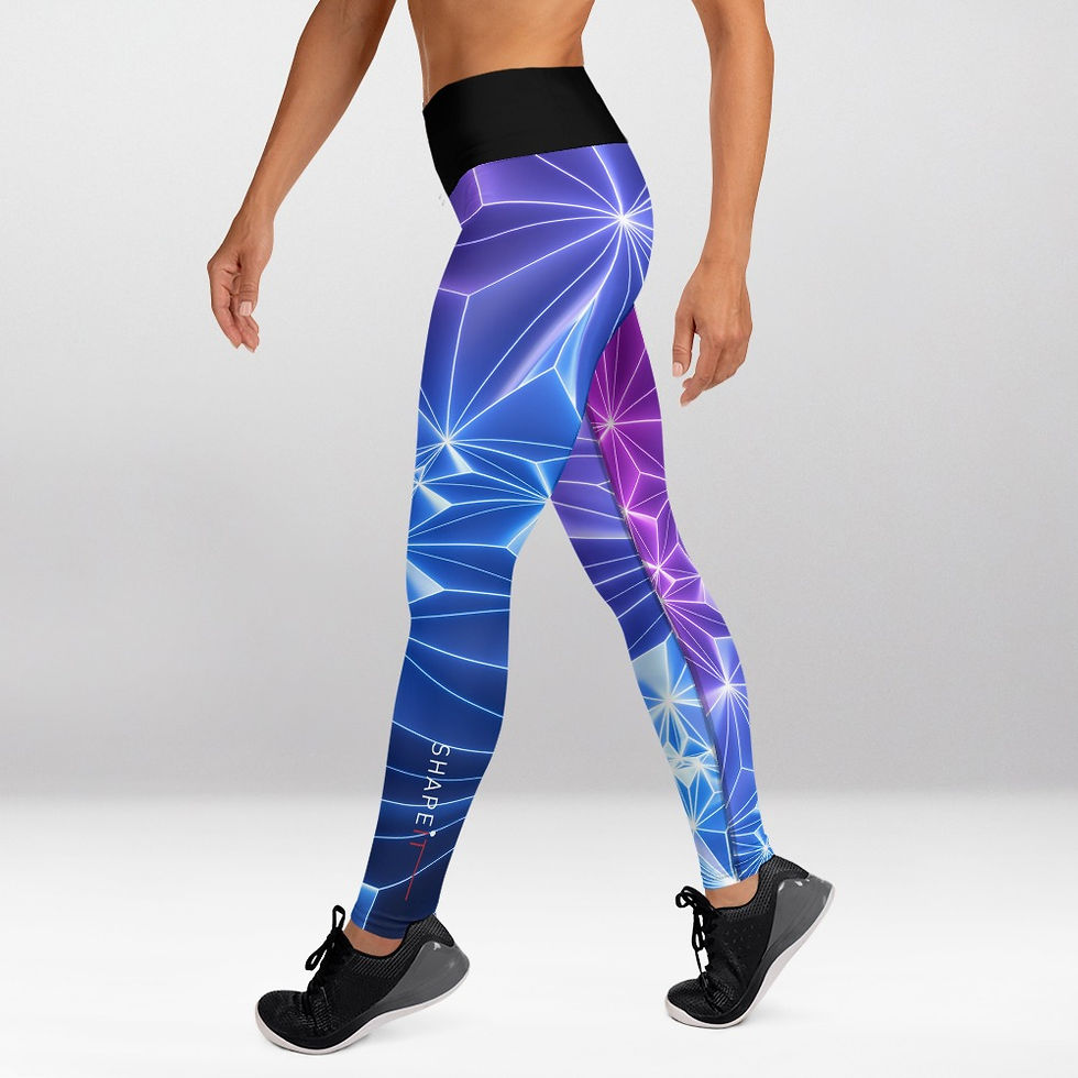 Thumbnail: shapeit gym & street wear Crystal Lights exercise leggings. #FITGIRL