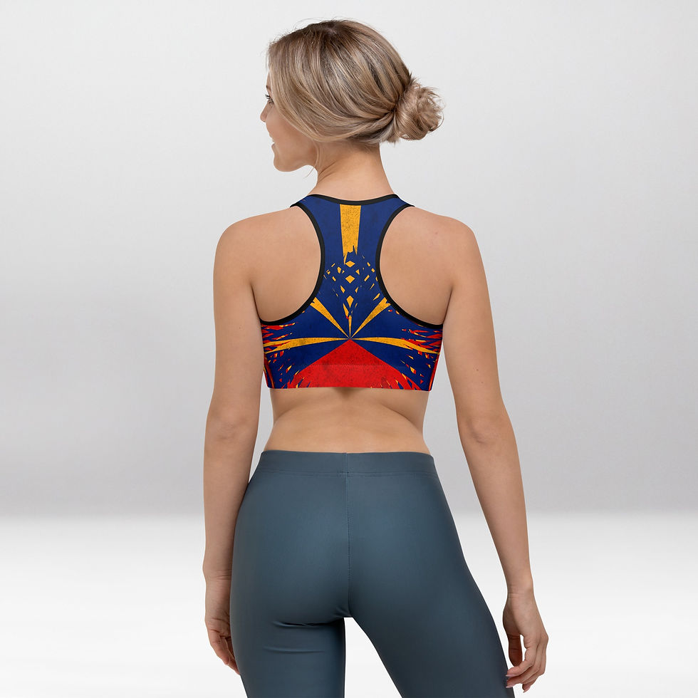 Thumbnail: shapeit gym & street wear La Reunion en couleurs Precision Padded Sports Bra
