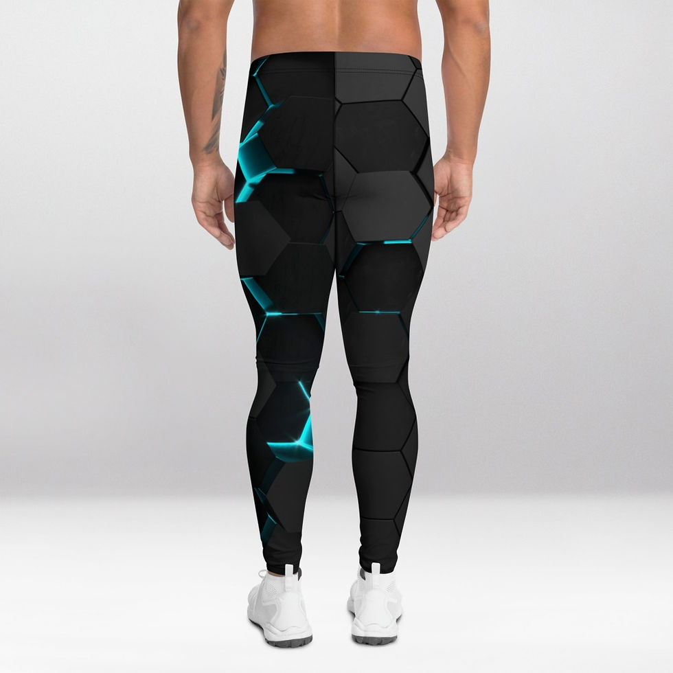 shapeit gym & street wear Men's Cosmic Wave exercise Leggings