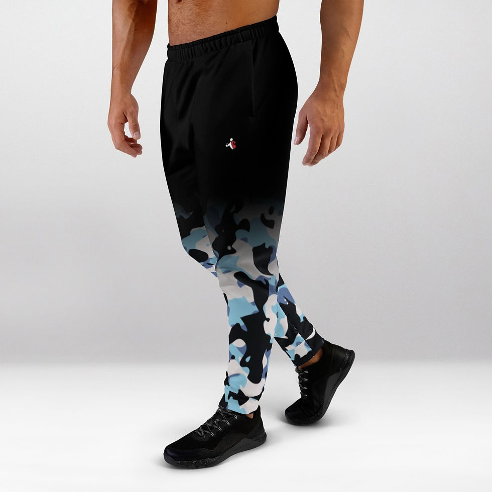 Thumbnail: shapeit gym & street wear Blue Camo Fade Premium Hoodie