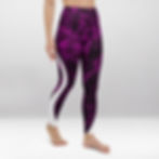 Miniature : shapeit gym & street wear Purple Mirror Maze exercise leggings. #FITGIRL