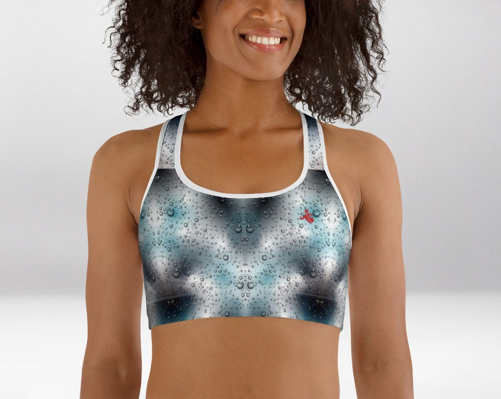 Shapeit Gym & Street Wear Rainy Skies Precision Padded Sports Bra