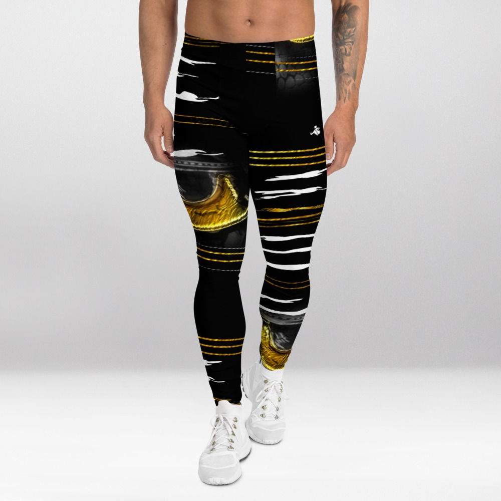 shapeit gym & street wear Men's Pirates Gold Exercise Leggings