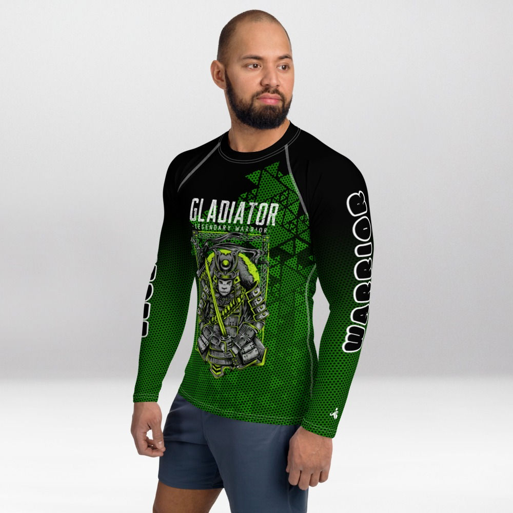 shapeit gym & street wear Legendary Warrior - Men's Muscle Fit Rash Guard