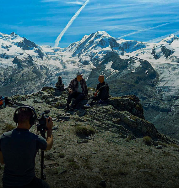 Live inerview on a Glacier