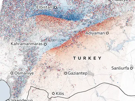 Türkiye deprem fay hatları uzaydan incelendi