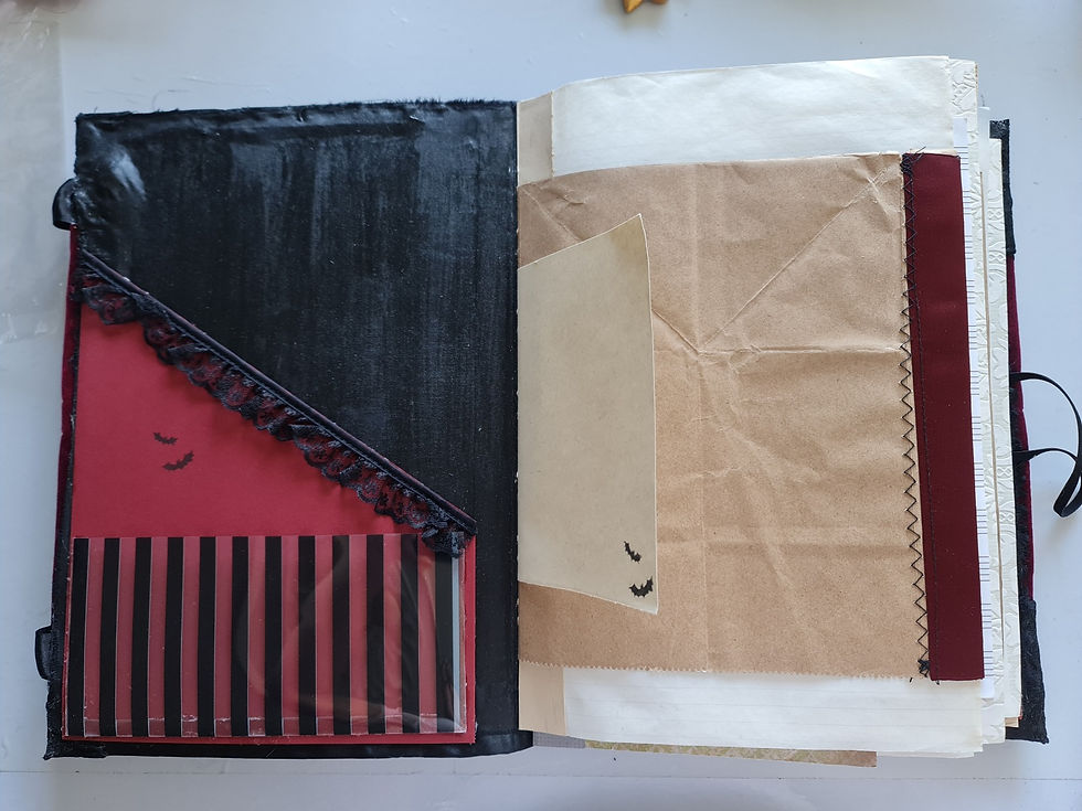 Thumbnail: Vampire Bat themed Junk Journal