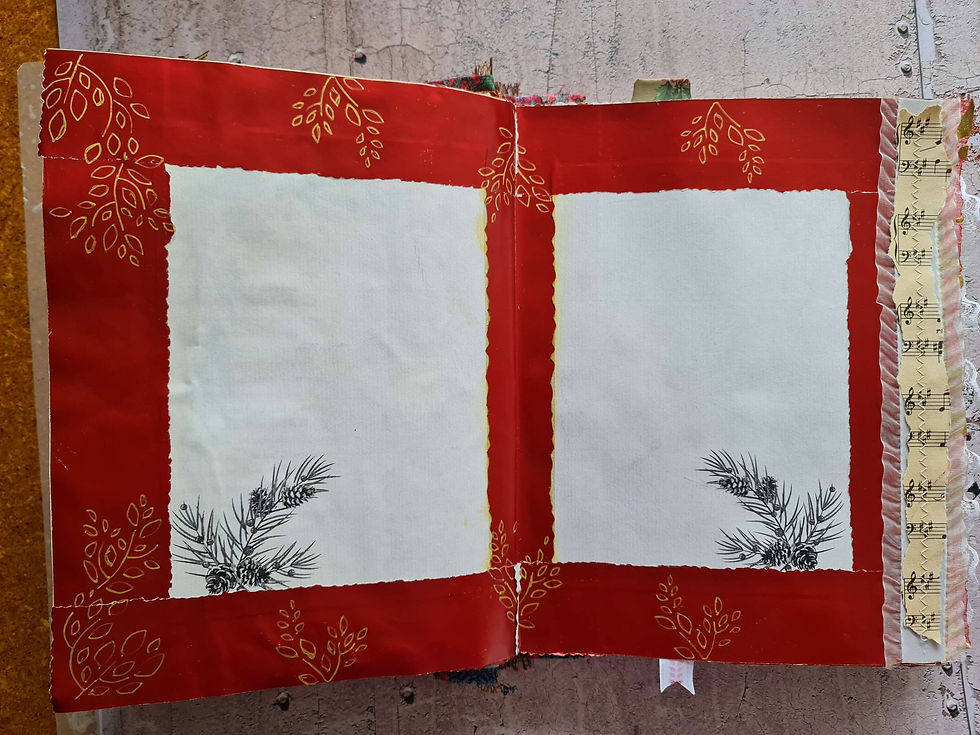 Thumbnail: The Book of Christmas Altered Book Junk Journal 