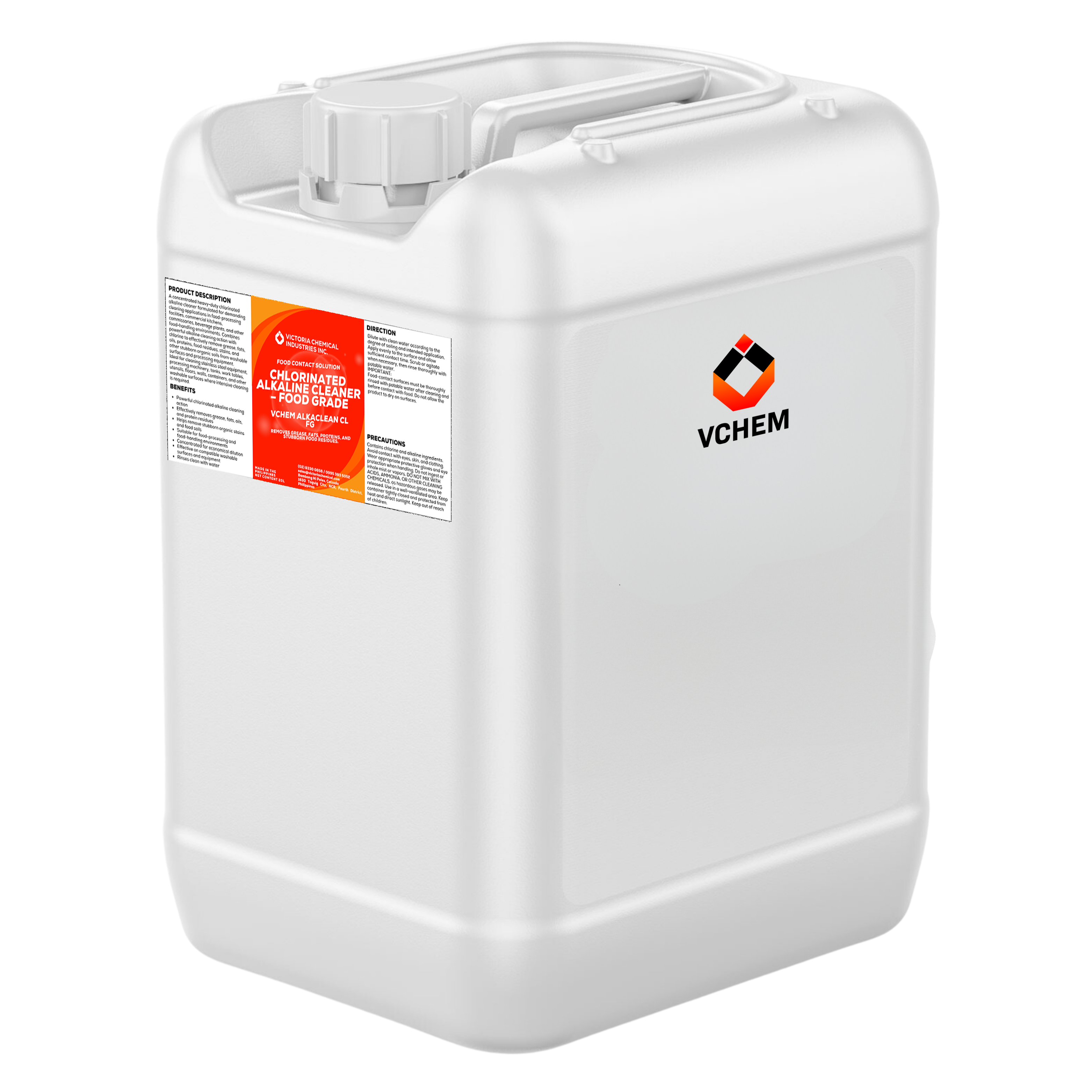 CHLORINATED ALKALINE CLEANER – FOOD GRADE