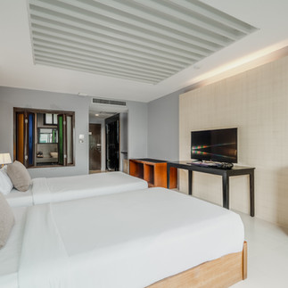 เที่ยวภูเก็ต ที่พักใกลเหาดป่าตอง โรงแรมภูวารี รีสอร์ท เสนอราคาพิเศษเริ่มต้นที่ 1,000 บาท พร้อมอาหารเ