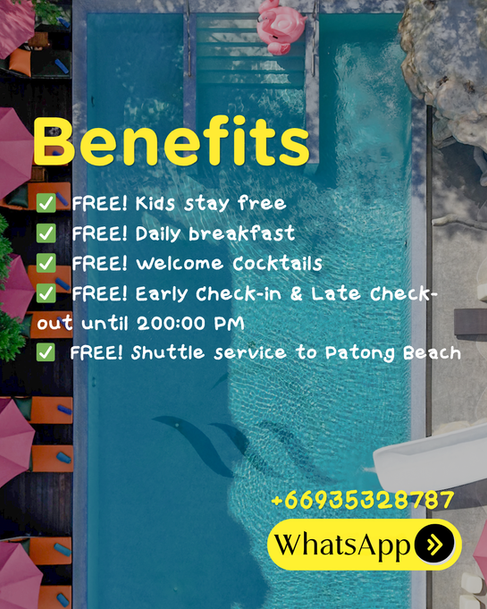 Resort near Patong Beach Free Breakfast Kids Stay Free