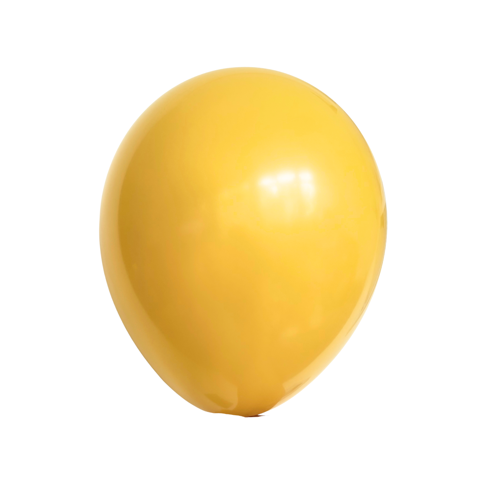 Mustard Yellow 12" Latex Balloon
