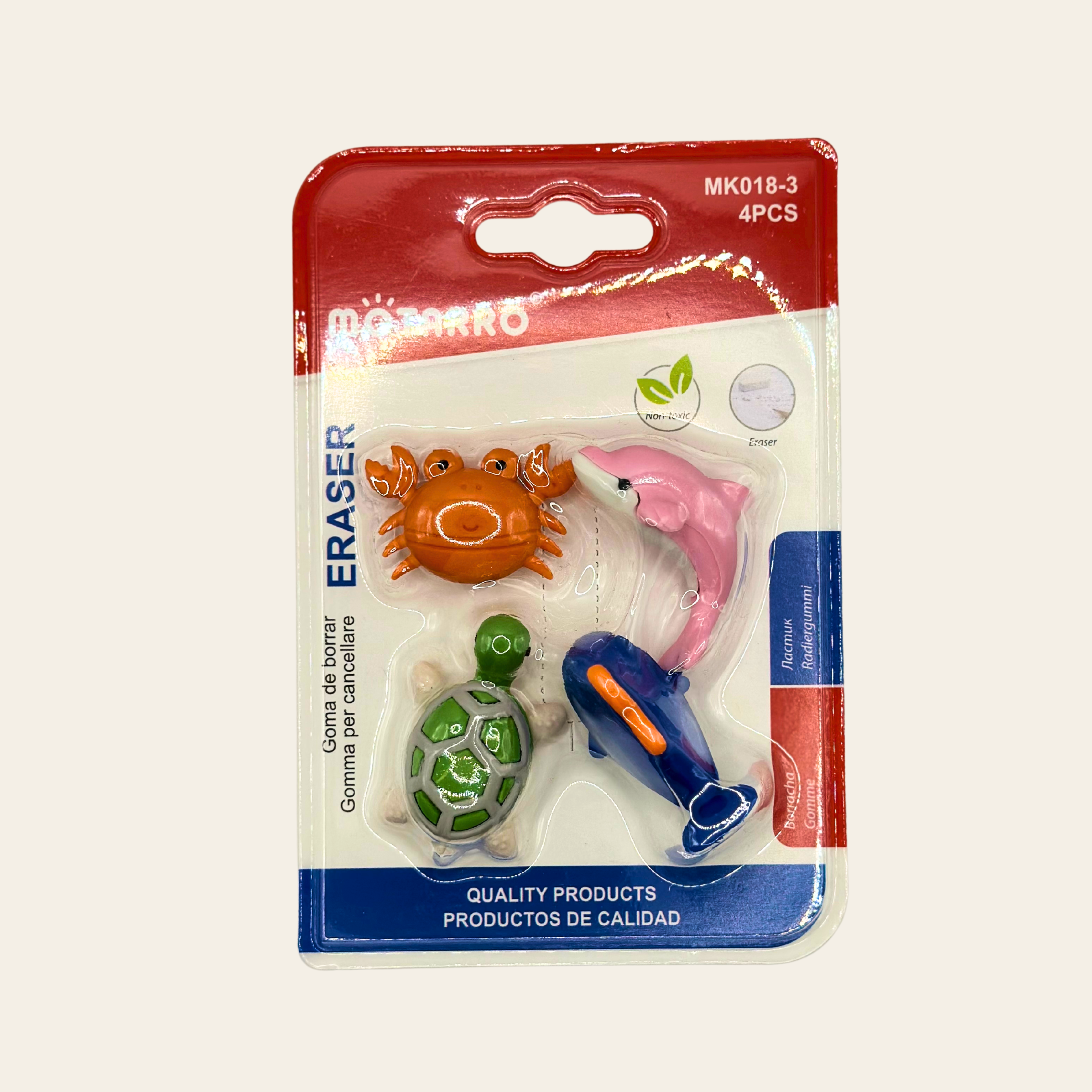 Sea Animal Erasers