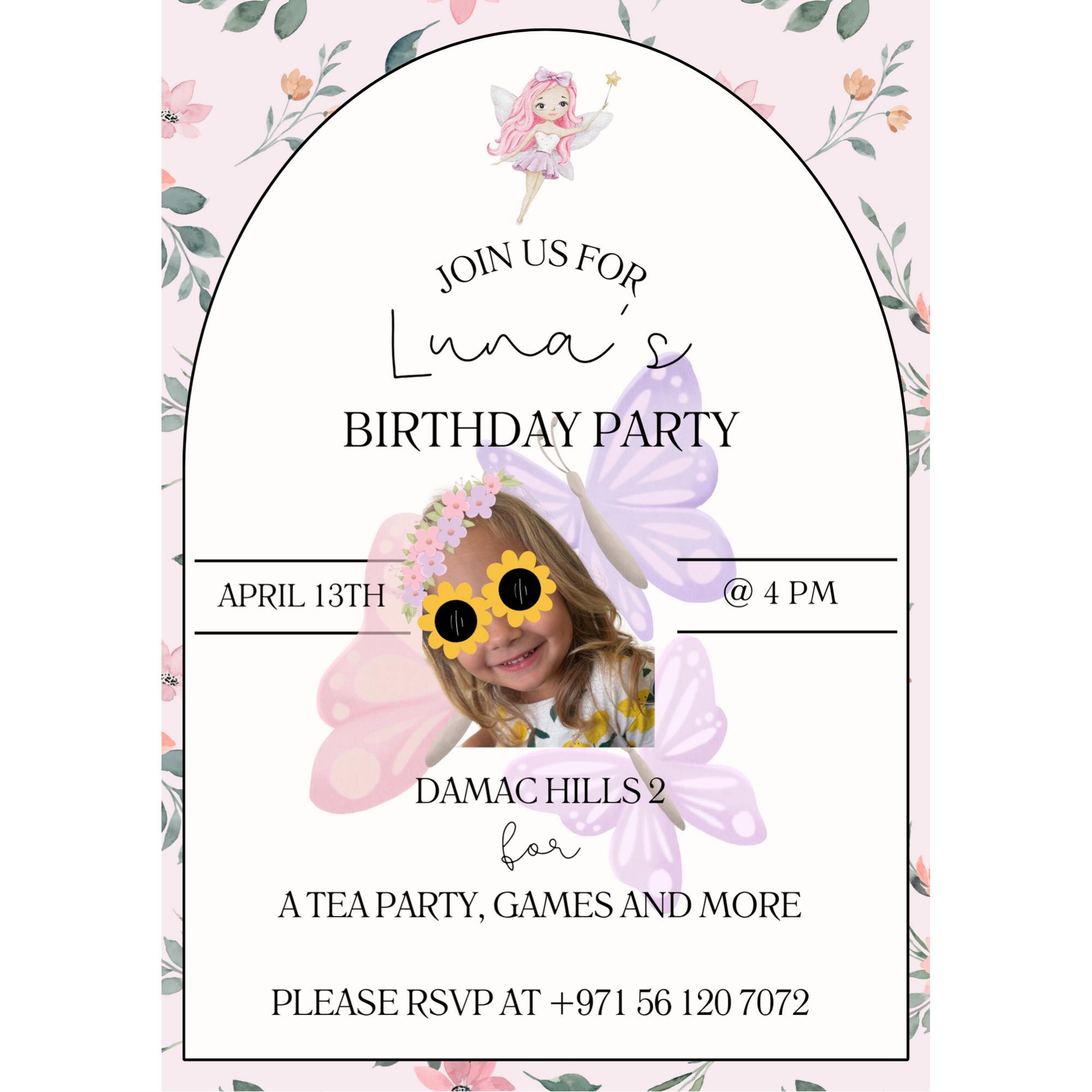 Birthday Invite - Fairytale