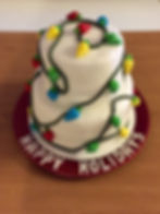 Christmas Lights Cake