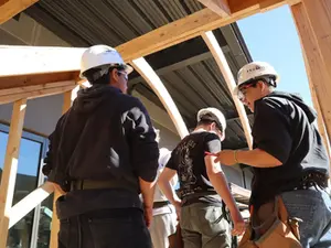 Local San Diego High School Students Build Tiny Houses for Homeless Veterans