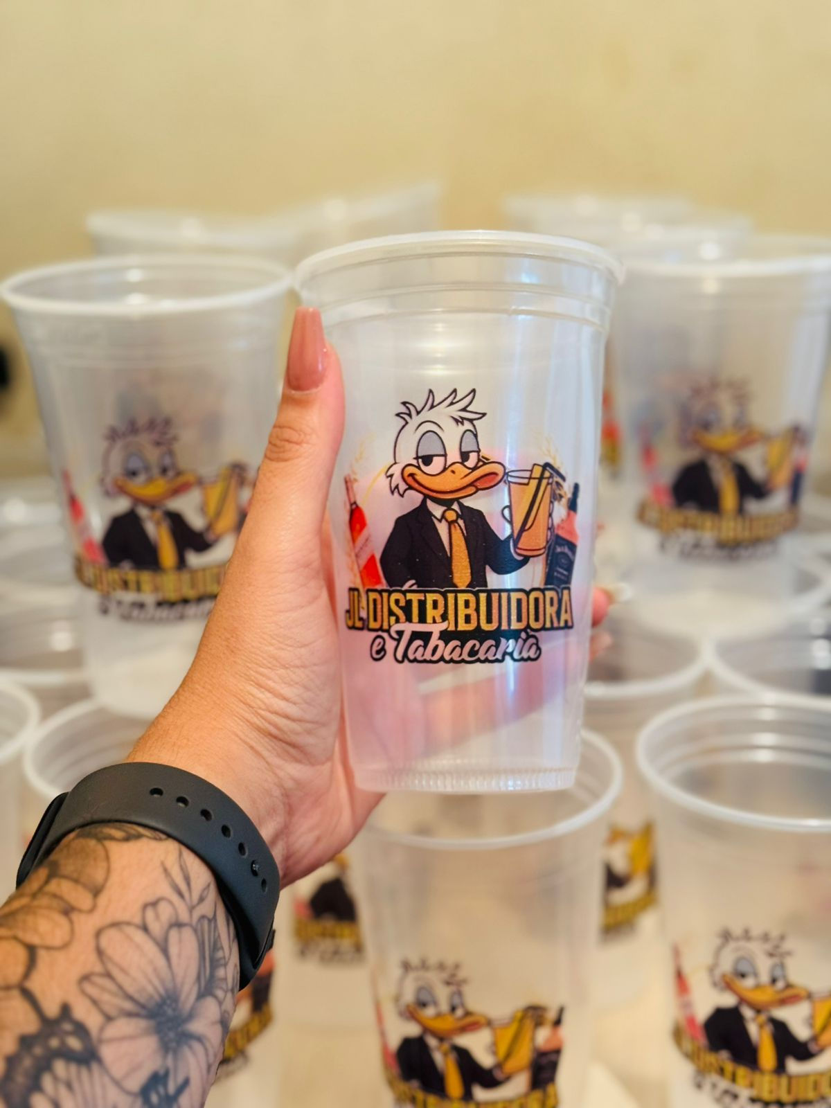 Kit 50 copos 700 ml + arte e personalização