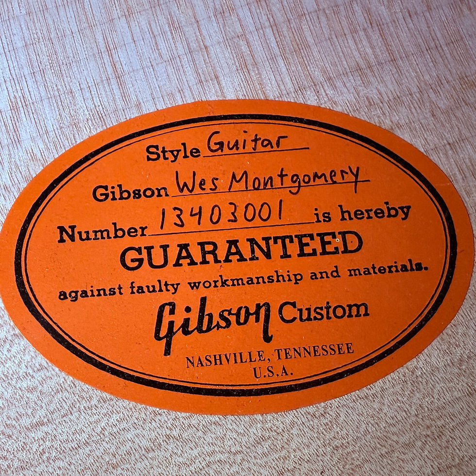 Thumbnail: SOLD - 2013 Gibson Crimson Custom L-5 Wes Montgomery - Sunburst