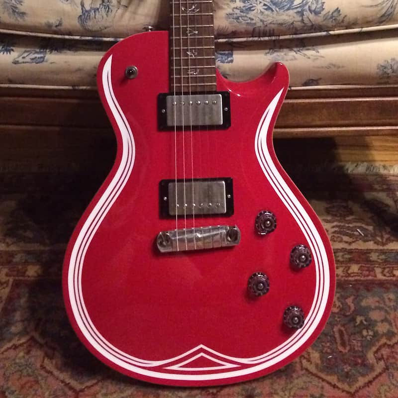 2009 Paul Reed Smith SC245 Singlecut - Custom Color Red With White Pinstripe