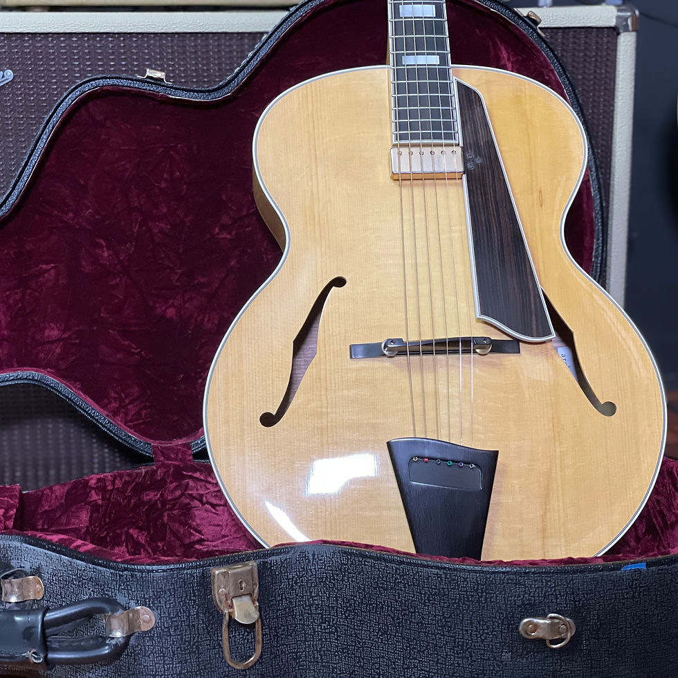 Thumbnail: 2008 Trenier Broadway 50th Commemorative Archtop Guitar