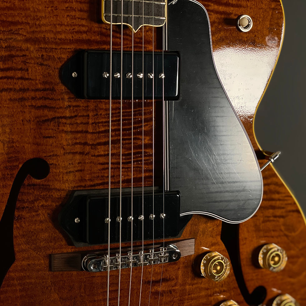 Thumbnail: SOLD - 2023 Kingsnake Two Bone Archtop Electric Guitar (ES-350, ES-5) - MIJ