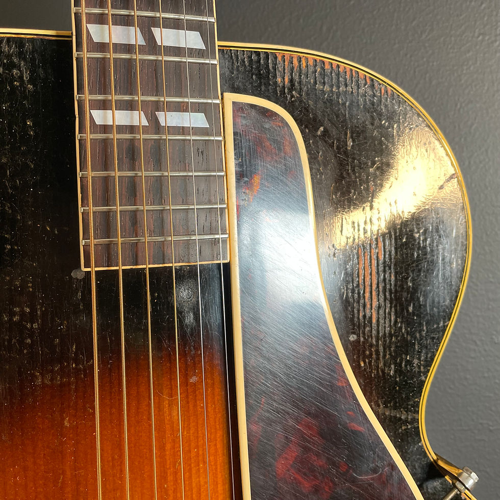 Thumbnail: SOLD - 1946 Gibson L-7 - Sunburst - Piezo Bridge