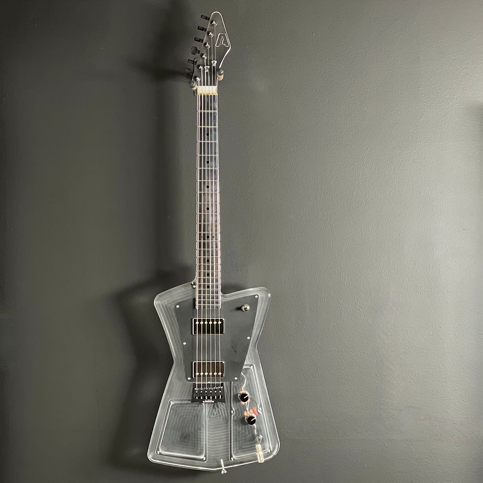 Thumbnail: SOLD - 2022 Aluminati Dark Matter Series Orion - Polished Aluminum Fretboard