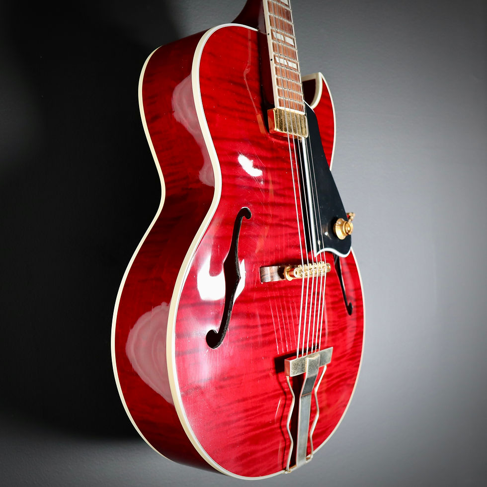 Thumbnail: 2005 Gibson Herb Ellis ES-165 - Heavy Flame - Cherry Red