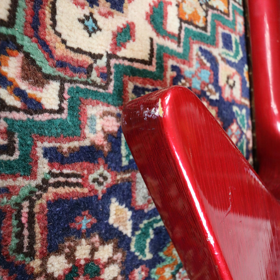 Thumbnail: SOLD - 1983 Gibson Heritage Series Korina Explorer - Candy Apple Red