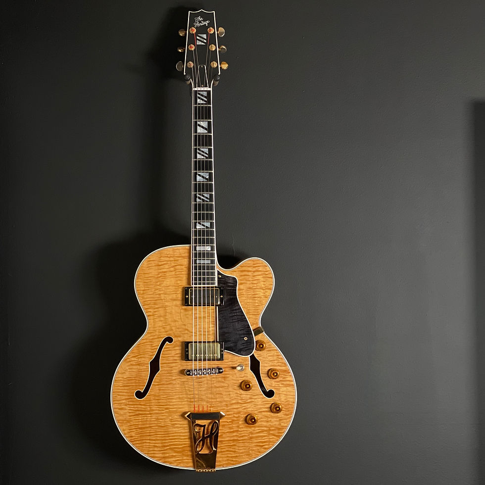 Thumbnail: SOLD - 2000 Heritage H-550 Custom Electric Archtop with Factory Piezo Bridge