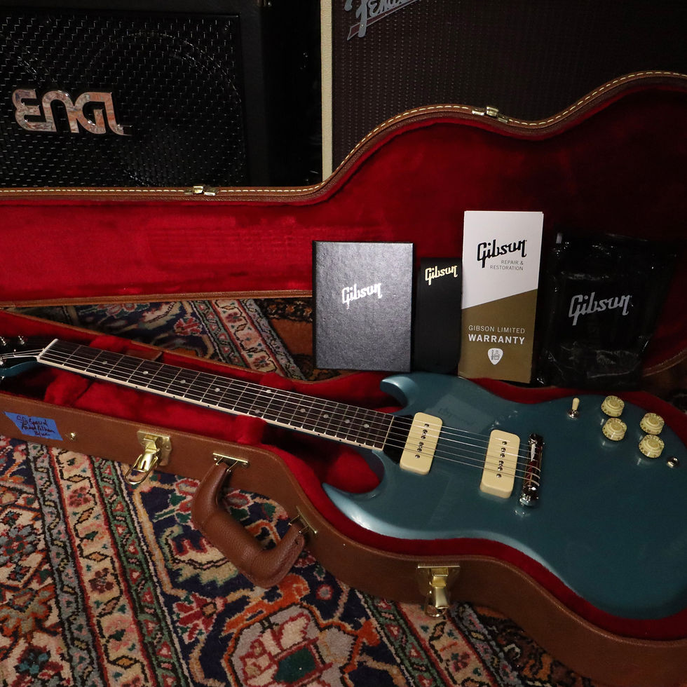 Thumbnail: SOLD - 2020 Gibson SG Special - Faded Pelham Blue - Factory Mods - Mint