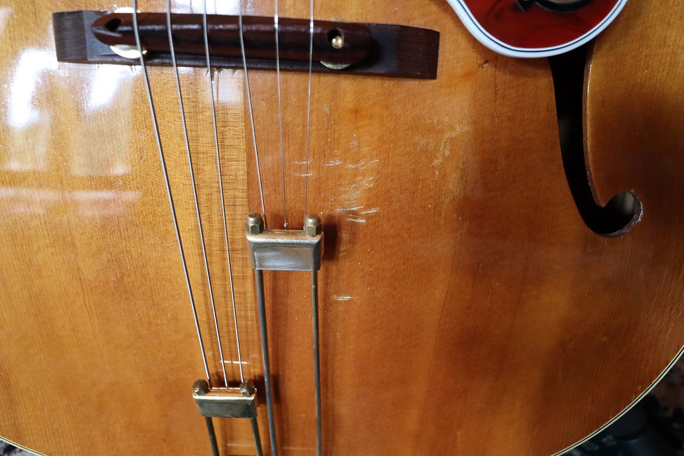 Thumbnail: SOLD - 1953 Epiphone Broadway Regent -  Natural - Extremely rare example
