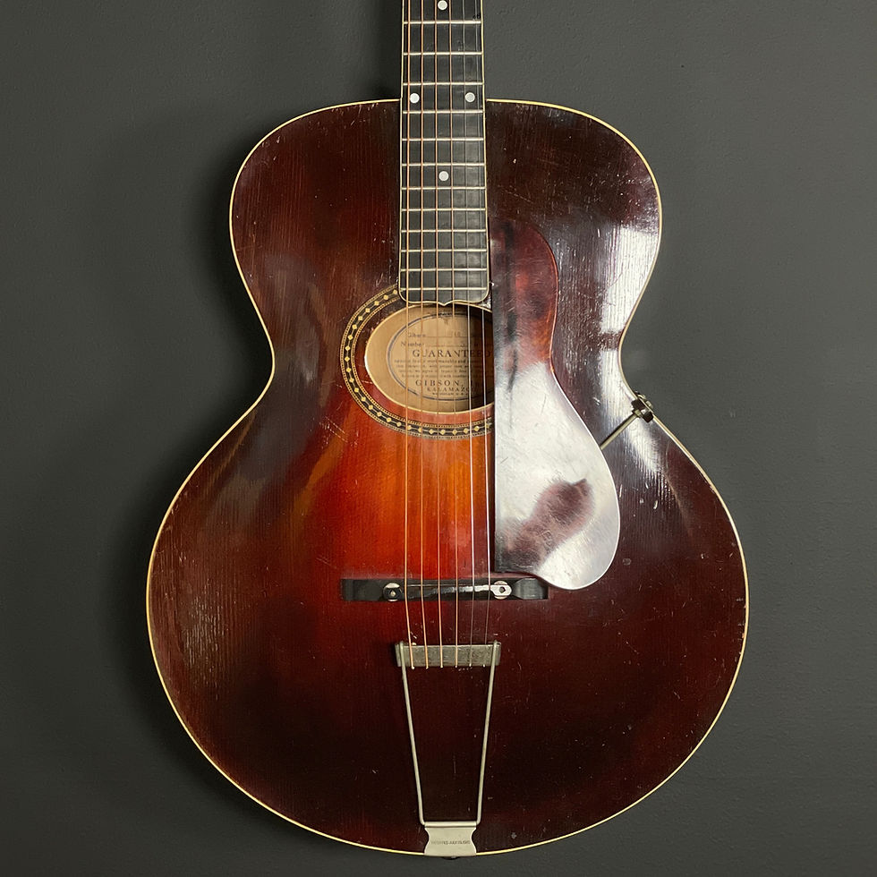 Thumbnail: SOLD - 1924 Gibson L-4 Oval Hole Archtop with Rare Virzi Tone Producer