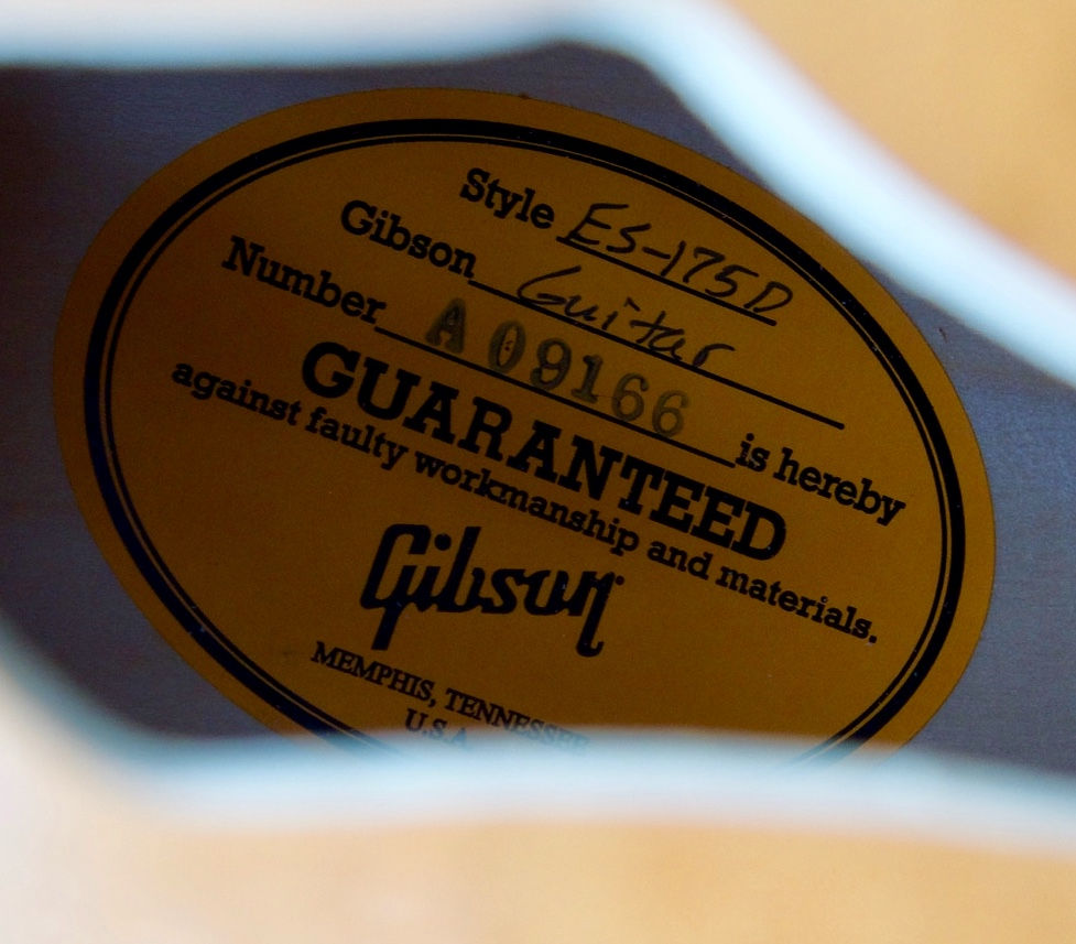 Thumbnail: SOLD - Brand New 2016 Historic VOS 1959 Reissue ES-175