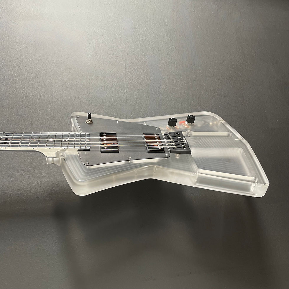 Thumbnail: SOLD - 2022 Aluminati Dark Matter Series Orion - Polished Aluminum Fretboard