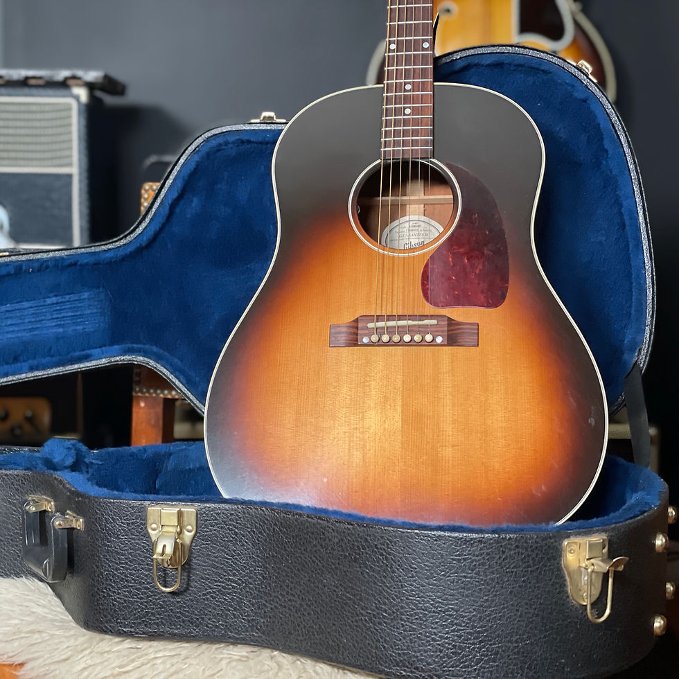 Thumbnail: SOLD - 2014 Gibson J-45 Standard Acoustic Flat Top Guitar - Vintage Sunburst