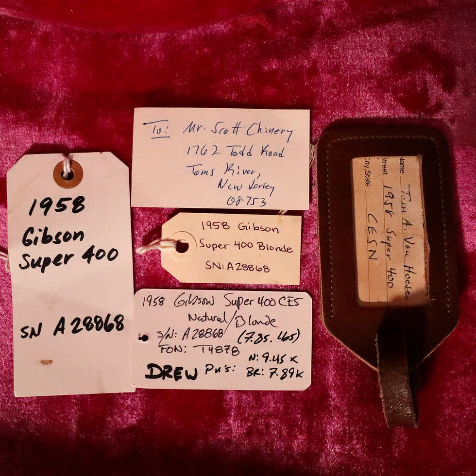 Thumbnail: SOLD - 1958 Gibson Super 400 CESN - All Original - Chinery Collection