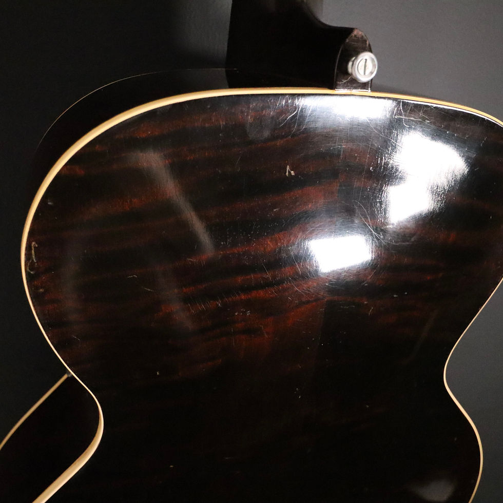Thumbnail: SOLD -  1937 Gibson L-50 - Solid Carved Maple Back - Elevated Fingerboard
