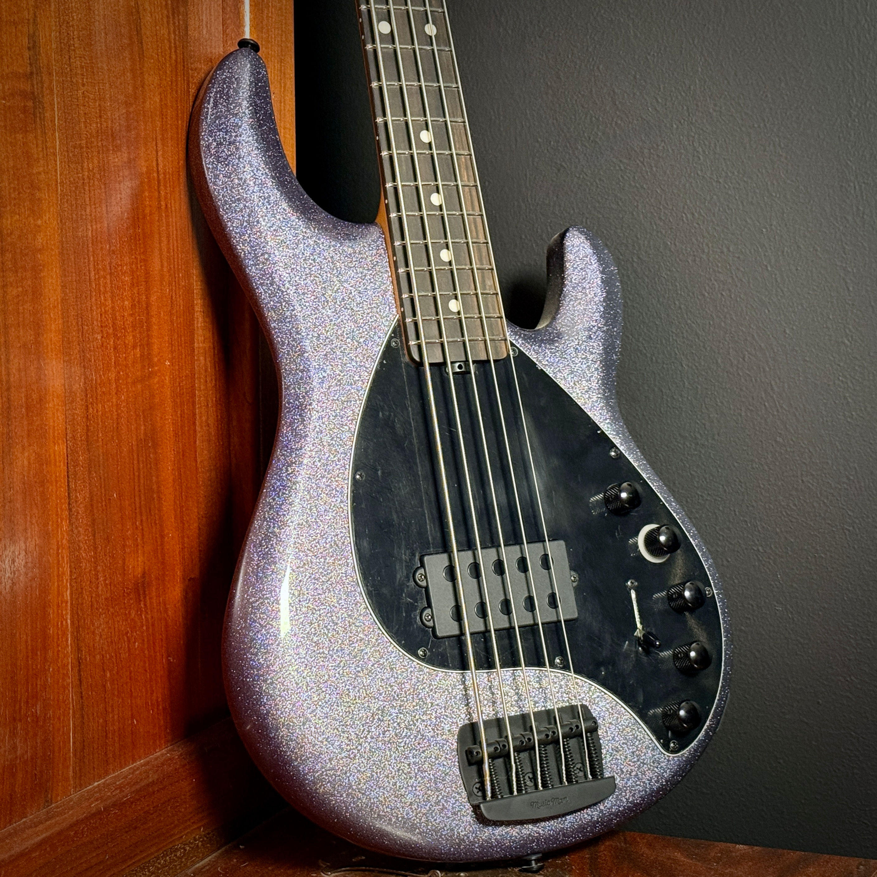SOLD - 2023 Ernie Ball Music Man DarkRay 5 Bass - Starry Night
