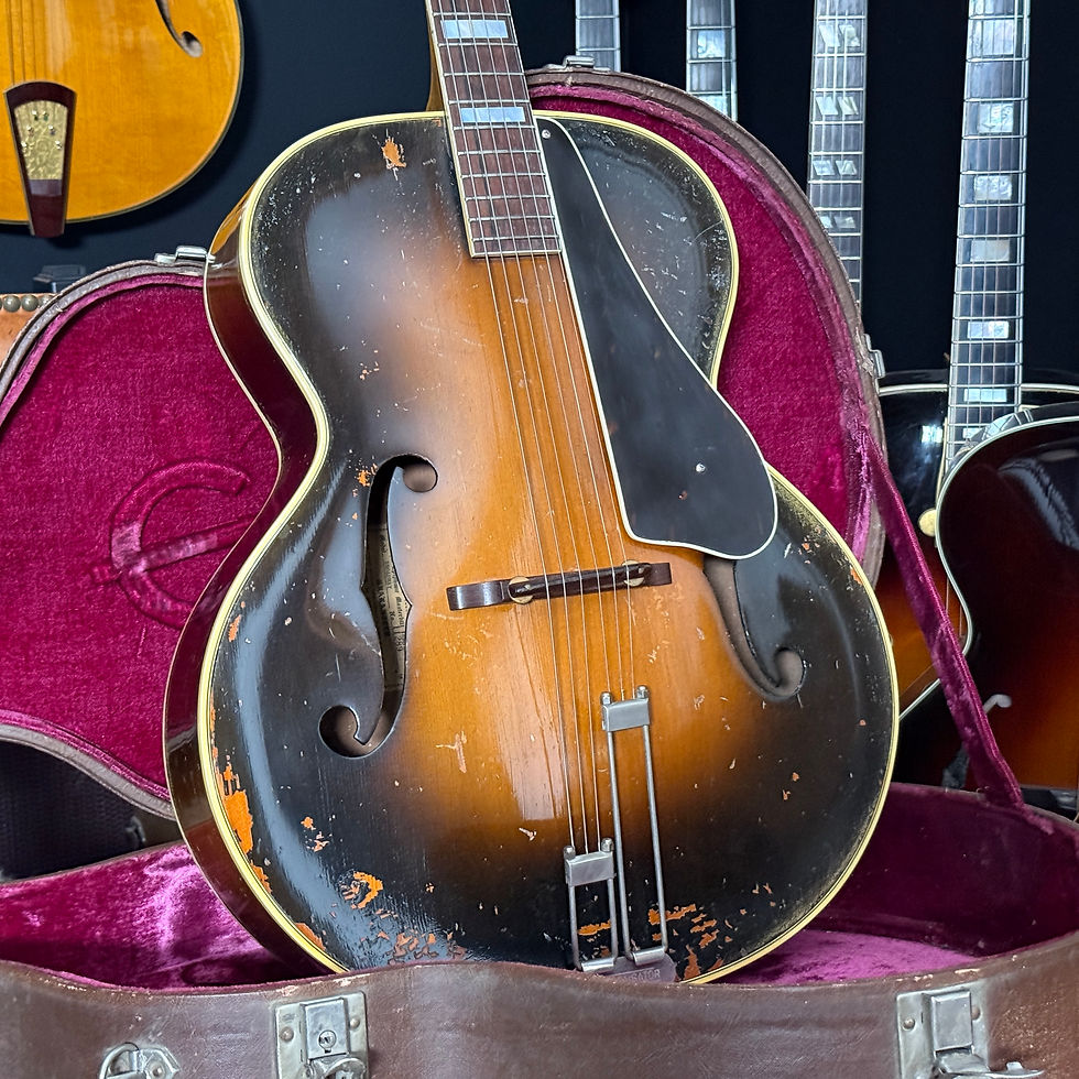 Thumbnail: SOLD - 1936 Epiphone Masterbilt Broadway Acoustic Archtop - Walnut Back / Sides
