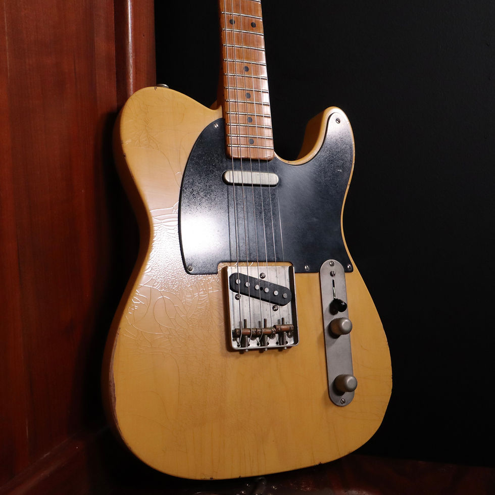 SOLD - 2018 Whitfill Relic'd T-style (Telecaster) Butterscotch Blonde