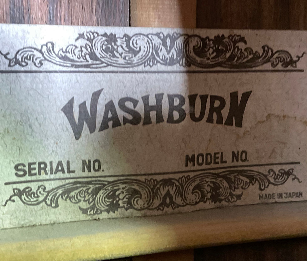 Thumbnail: SOLD - 1970s Washburn W-400 Jumbo Acoustic Guitar
