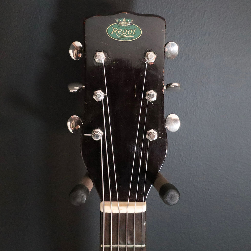 Thumbnail: SOLD - 1930s Regal Acoustic Archtop - Carved Spruce Top