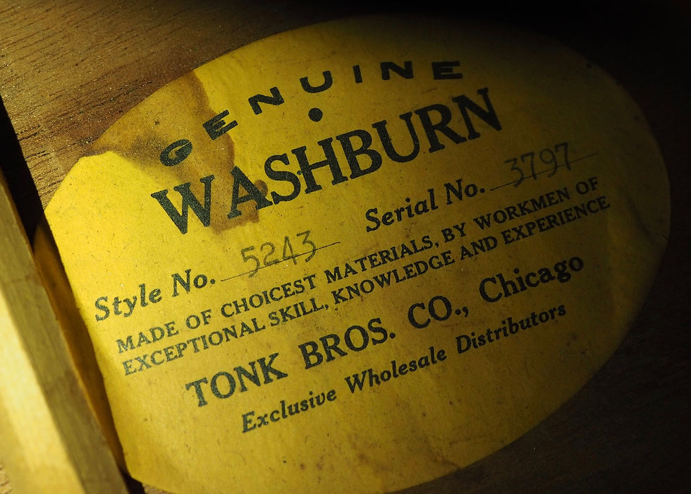 Thumbnail: SOLD - 1939 Washburn Aristocrat 5243 Archtop - All Original - Built by Gibson