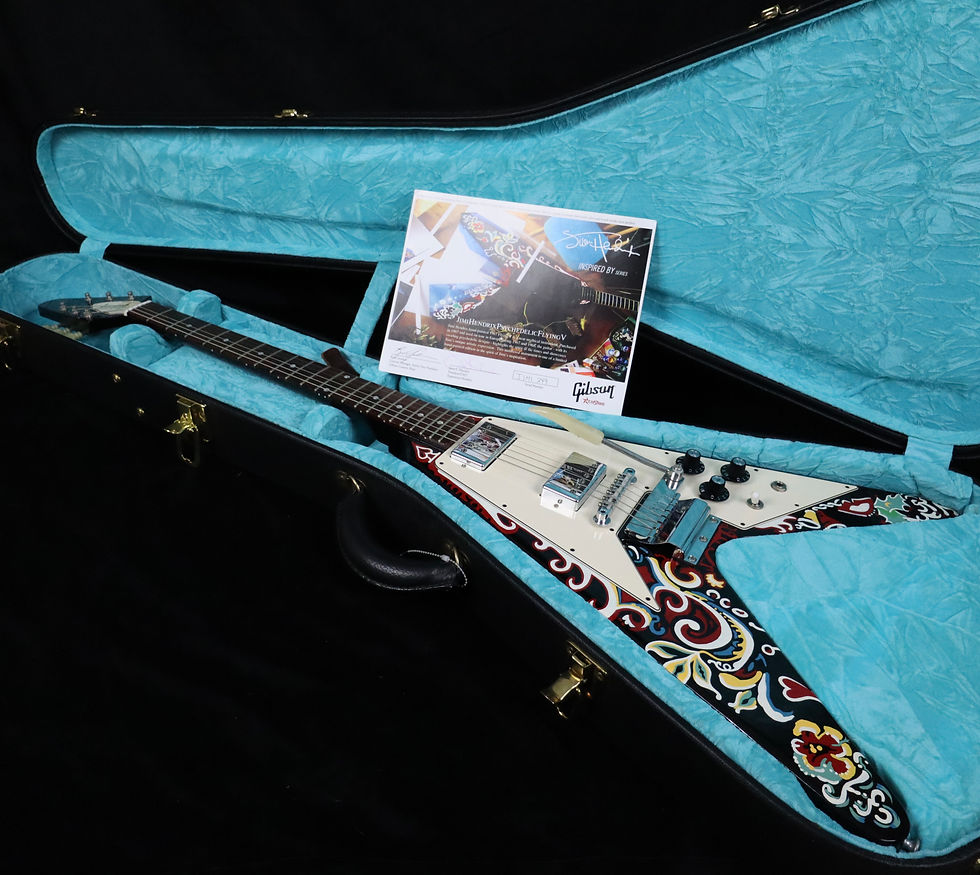SOLD  - 2006 Gibson Jimi Hendrix Psychedelic Flying V
