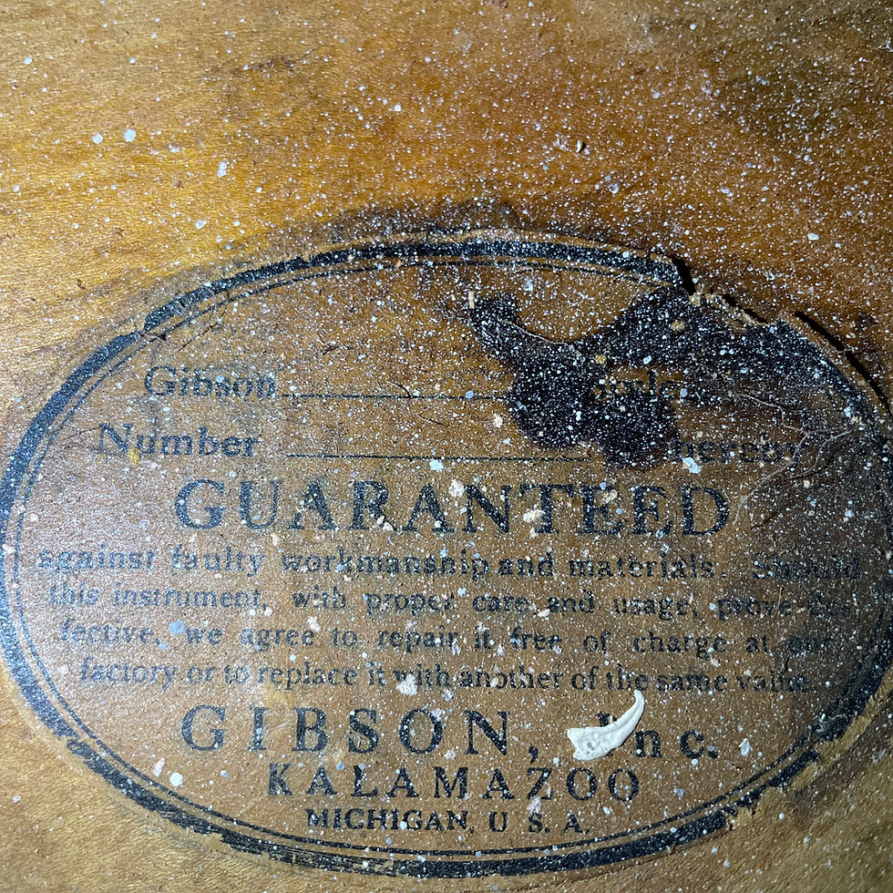 Thumbnail: SOLD - 1940 Gibson L-12 Acoustic Archtop - Mahogany Stain Refinish